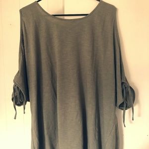 Essentials by ABS Top with Open Shoulders